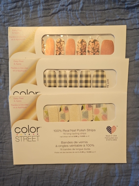 Color Street Other - Nail Polish Strips Set Of 3